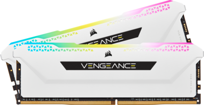 DDR4 CORSAIR VENGEANCE RGB PRO SL 3600MHz 16GB - CMH16GX4M2D3600C18W (KIT 2DB)