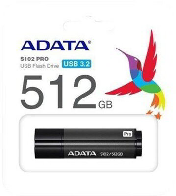 ADATA - S102 Pro Pen-Drive 512GB - AS102P-512G-RGY