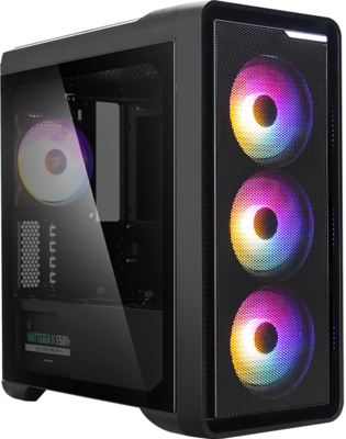 ZALMAN - M3 Plus RGB számítógépház - Fekete