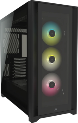 Corsair - iCUE 5000X RGB számítógépház - Fekete - CC-9011212-WW