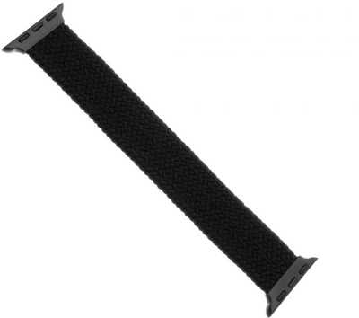 FIXED - Elastic nylon strap Nylon Strap for Apple Watch 38/40mm, size XL, black - FIXENST-436-XL-BK
