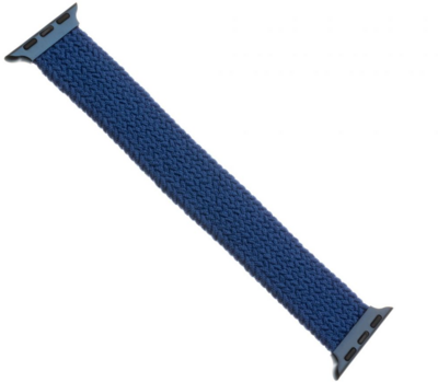 FIXED - Elastic nylon strap Nylon Strap for Apple Watch 42/44mm, size L, blue - FIXENST-434-L-BL
