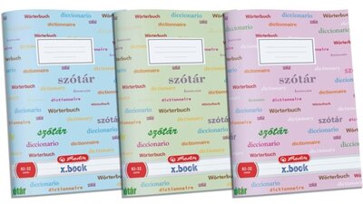 Herlitz Design A4 32lapos szótárfüzet