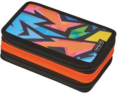 Herlitz Neon Art 3 emeletes üres tolltartó - 50026746
