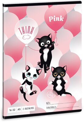 Ars Una Think-Pink A5 16-32 2.osztályos füzet