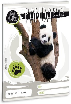 Ars Una cuki panda A5 20-32 sima füzet