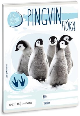 Ars Una cuki pingvin fióka A5 14-32 1.osztályos füzet
