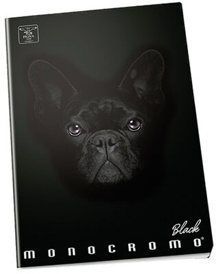 Pigna Moncromo Black Dog A5 vonalas notesz