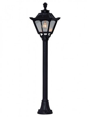 Fumagalli MIZAR/GOLIA LED 6W 4K E27 fekete kültéri állólámpa