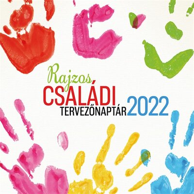 Kalendart 2022-es T098 rajzos családi tervező falinaptár