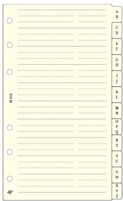 Kalendart Saturnus M315 telefon regiszter gyűrűs naptár kiegészítő