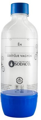 Sodaco 1l PET kék szénsavasító flakon