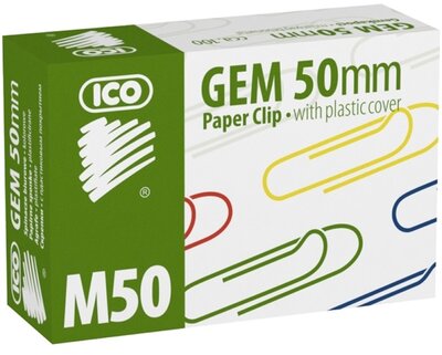 ICO M50-100 színes gemkapocs