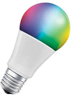 Ledvance Smart+ Wifi vezérlésű 9W RGBW E27 dimmelhető körte LED fényforrás