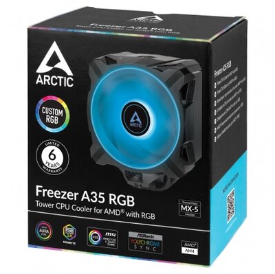 Arctic Freezer A35 RGB CPU Cooler Black