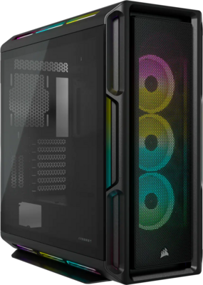 CORSAIR iCUE 5000T RGB Tempered Glass Mid-Tower Smart Case Black