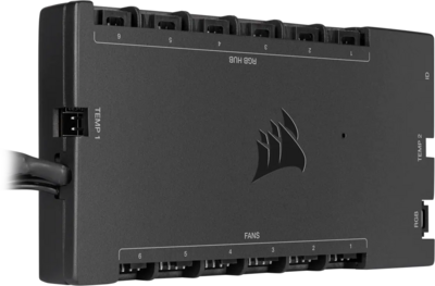 CORSAIR - CORSAIR iCUE COMMANDER CORE XT Smart RGB Lighting and Fan Speed Controller