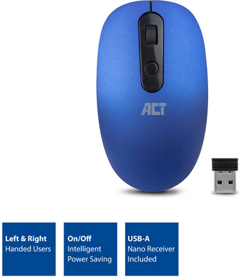 ACT - AC5120 Wireless Mouse Blue - AC5120