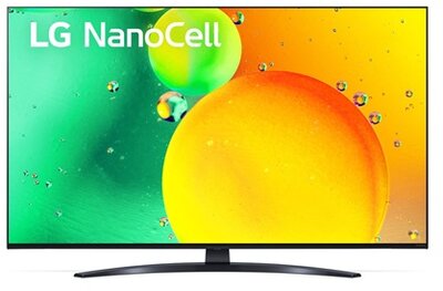 LG - 43" 43NANO763QA 4K UHD NanoCell Smart LED TV