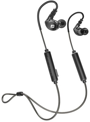 MEE Audio X6 G2 - Bluetooth fekete sport fülhallgató