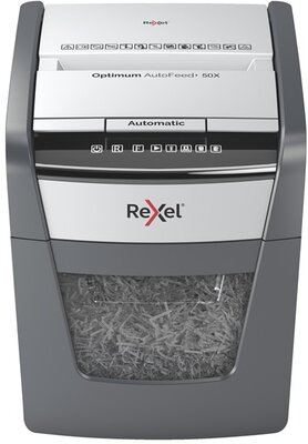 Rexel Optimum AutoFeed+ 50X konfetti automata iratmegsemmisítő