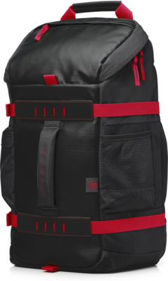 HP NB Hátizsák Odyssey Backpack, 15.6", fekete/piros