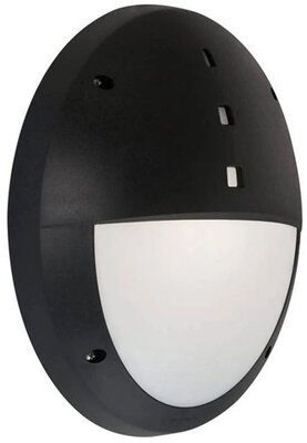Fumagalli DANZI VE E27 fekete kültéri falilámpa érzékelővel