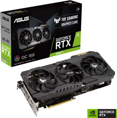 ASUS RTX3060TI - TUF-RTX3060TI-O8GD6X-GAMING