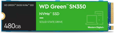 WESTERN DIGITAL - GREEN SERIES SN350 NVME SSD 480GB - WDS480G2G0C