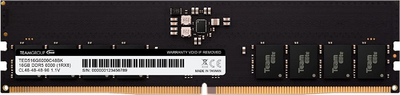 DDR5 TeamGroup Elite 6000MHz 16GB - TED516G6000C4801