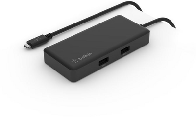 Belkin Connect USB-C 5-in-1 Multiport Adapter Black - INC008BTBK