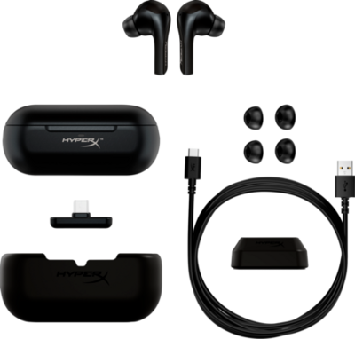 HP HYPERX Vezeték Nélküli Fülhallgató Cloud MIX Buds Bluetooth Black - 4P5D9AA