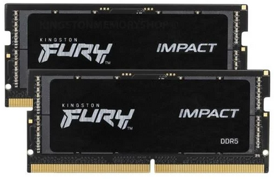NOTEBOOK DDR5 KINGSTON FURY Impact 5600MHz 64GB - KF556S40IBK2-64 (KIT 2DB)