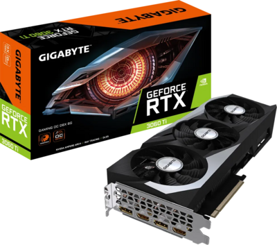 GIGABYTE RTX3060TI - GAMING OC D6X 8G - GV-N306TXGAMING OC-8GD