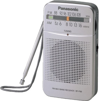 Panasonic RF-P50DEG-S AM/FM zsebrádió