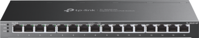 TP-LINK - TL-SG2016P JetStream 16-Port Gigabit Smart Switch with 8-Port PoE+