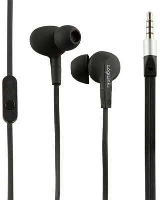 Logilink - Sztereó In-Ear headset, fekete - HS0042