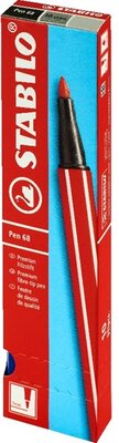 Stabilo Pen 68 10db/csomag kék rostirón