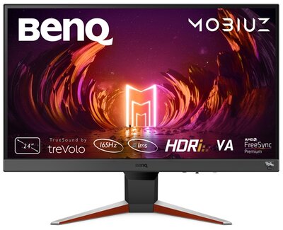 BenQ monitor 23,8" - EX240N (VA, 16:9, 1920x1080, 4ms, 250cd/m2, DP, HDMI, HDR10, VESA, Speaker.)