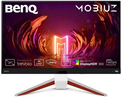 BenQ Monitor 27" - EX2710U (IPS, 16:9, 3840x2160, 1ms, 300cd/m2, 90% DCI-P3, 2xHDMI, DP, Freesync, 144Hz)