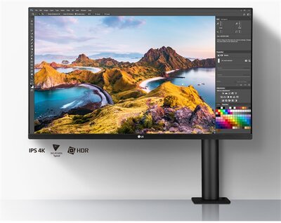 LG Monitor 32" Ergonomic - 32UN880P-B.BEU (IPS; 16:9; 4K 3840x2160; 5ms; 350cd; HDMIx2; DP; USB-Cx2; FreeSync, Pivot)