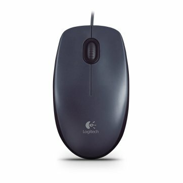 LOGITECH M90 Corded Mouse - GREY - USB - EWR2