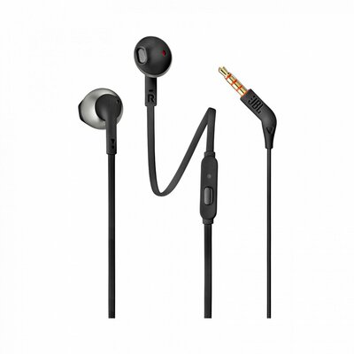 JBL T205BLK mikrofonos fekete fülhallgató