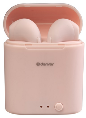 Denver TWE-46 ROSE True Wireless fülhallgató headset - Rózsaszín