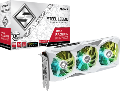 ASRock RX6650XT - Steel Legend 8GB OC - RX6650XT SL 8GO