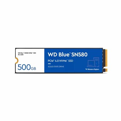 WESTERN DIGITAL - BLUE SERIES SN580 500GB - WDS500G3B0E