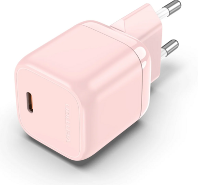 Vention USB-C (1port,30W, pink),töltő