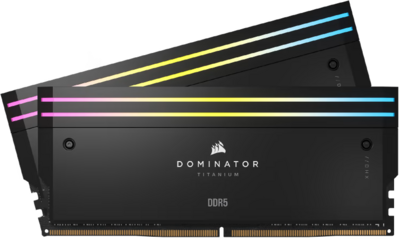 DDR5 CORSAIR Dominator Titanium RGB 6000MHz (Intel XMP) 32GB - CMP32GX5M2B6000C30 (KIT 2DB)