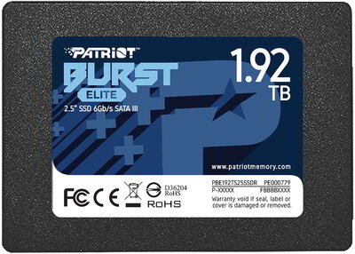 Patriot - Burst Elite 1,92TB - PBE192TS25SSDR