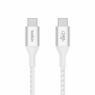 Belkin BoostCharge USB-C to USB-C 240W Cable 2m White - CAB015BT2MWH